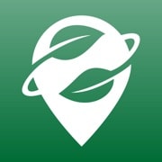 Organic Maps app icon, a green leaf inside a location pin