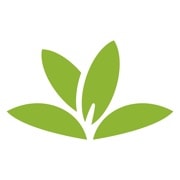 PlantNet app icon, a green leaf