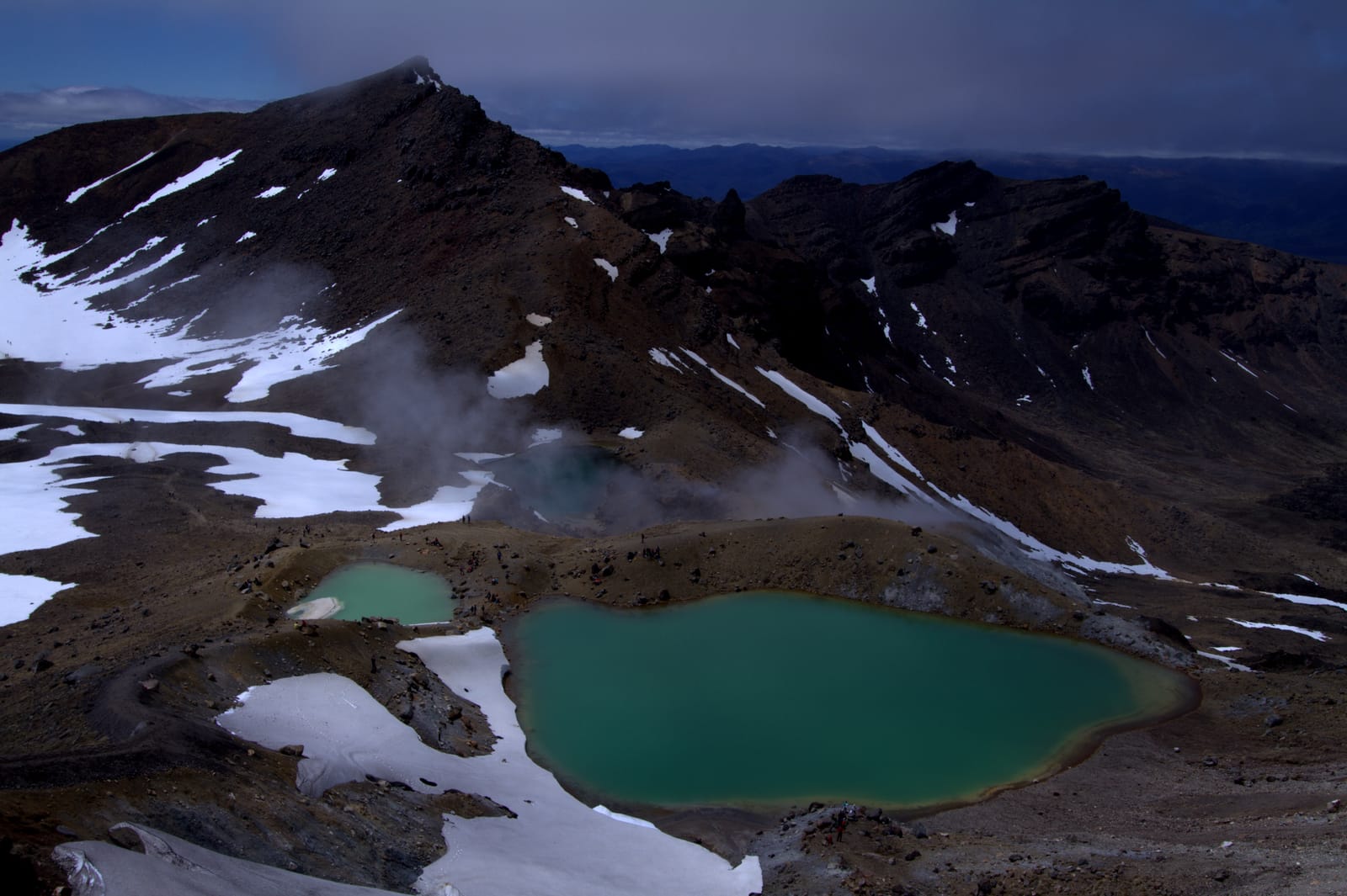 Emerald Lakes on the Tongariro Alpine Crossing, New Zealand